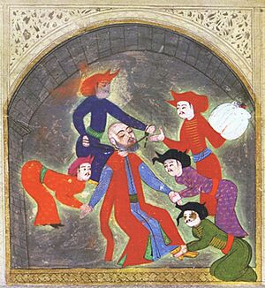 Archivo:Hunername H.1524, f.176b Kara Ahmed Pasa