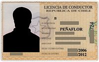 Archivo:Licencia Conducir Chile