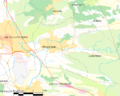 Map commune FR insee code 13069