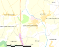 Map commune FR insee code 72289