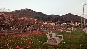 Archivo:Monte Buciero visto desde el paseo marítimo de Santoña