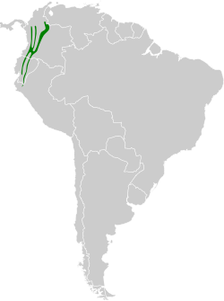 Distribución geográfica del pitajo negro.