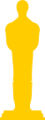 Oscar gold silhouette