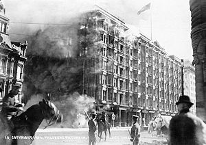 Archivo:Palace Hotel Fire April 18, 1906