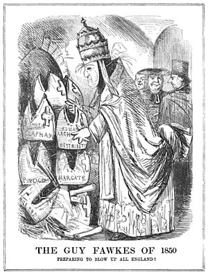 Archivo:Punch guy fawkes pope 1850