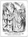 Punch guy fawkes pope 1850