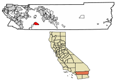 Riverside County California Incorporated and Unincorporated areas Anza Highlighted 0602294.svg