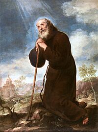 Archivo:San Francisco de Paula, de Bartolomé Esteban Murillo (Museo del Prado)