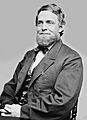 Schuyler Colfax, photo portrait seated, c1855-1865