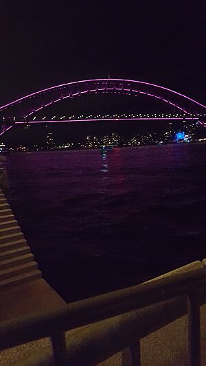 Archivo:Sydney Harbour Bridge Vivid Sydney