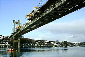 Archivo:Tamar Bridge Cornwall Devon