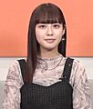 Tomori Kusunoki promoting Project Sekai 2nd anniversary