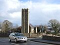 Village church on busy road - geograph.org.uk - 280635