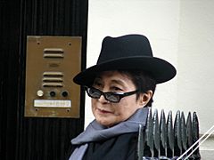 Yoko Ono at John Lennon Plaque Unveiling (5107729471)