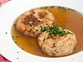 2015 0731 Tiroler Käseknödelsuppe Edelweisshütte Sölden