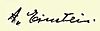 Archivo:Albert Einstein signature