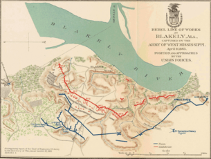 Archivo:Battle of Fort Blakely map