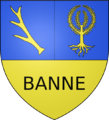 Blason ville fr Banne (Ardèche)