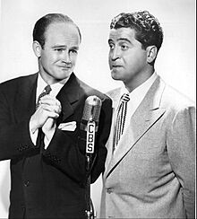 Bob Sweeney and Hal March 1946.JPG