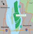Carte Parc des îles de Boucherville