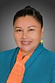Cecilia Moyoviri Moye. Official portrait, 2020. Chamber of Senators of Bolivia