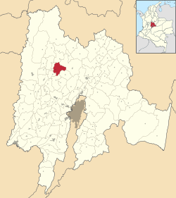 Vergara ubicada en Cundinamarca