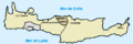 Division administrative ottomane Crète 1669-1827