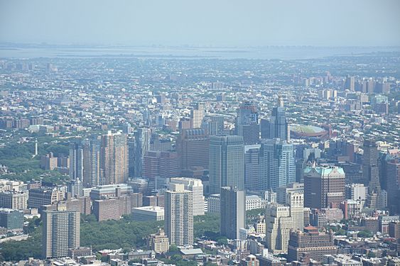 Downtown Brooklyn skyline from One World Observatory 3