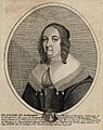 Engraving of Françoise de Lorraine (1592-1669) Duchess of Vendôme