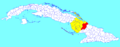 Guáimaro (Cuban municipal map)