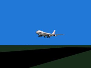 Archivo:Japan Airlines Boeing 747SR tailstrike
