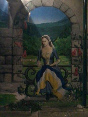 Archivo:Javiera Carrera, Mural Bicentenario, Concepción, Chile