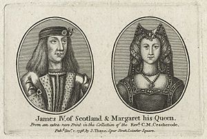 Archivo:King James IV of Scotland and Queen Margaret