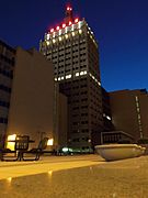 Kodak Tower at Night