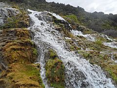 La cascada en Lomo Morín, en Tierra del Trigo