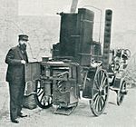 La plus ancienne voiture à vapeur Serpollet vendue (à Gaston Menier à G.)