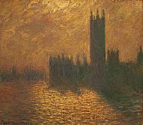 Le Parlement de Londres Monet