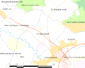 Map commune FR insee code 14185