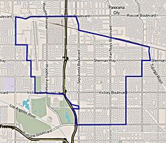 Map of Van Nuys, Los Angeles, California.jpg