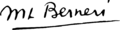 Marie Louise Berneri signature