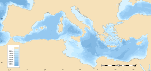 Archivo:Mediterranean Sea Bathymetry map