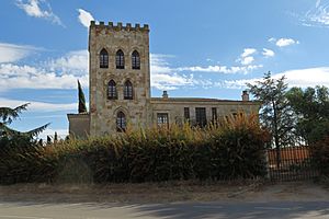 Archivo:Pajares de la Lampreana, castillo de Pajares (s.XX)