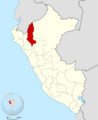 Peru - Amazonas Department (locator map)