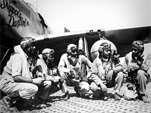 Archivo:Pilots of the 332nd Fighter Group