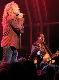 Archivo:Robert Plant and the Strange Sensation performing at The Green Man Festival, August 2007