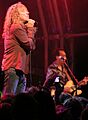 Robert Plant and the Strange Sensation performing at The Green Man Festival, August 2007