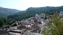 Vista de Saleres, en el municipio de El Valle