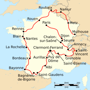 Archivo:Tour de France 1959 map