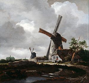 Archivo:Van Ruisdael, Jacob - Landscape with Windmills near Haarlem - Google Art Project