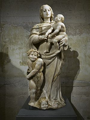 Archivo:Virgen María con el Niño Jesús y San Juanito, Bartolomé Ordoñez
